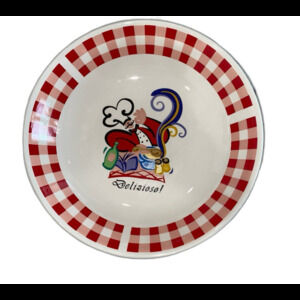 Delizioso! Tabletop Pasta Bowl. Approximately 12” x2.5”.